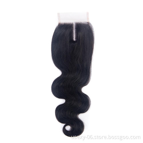 Wholesale Virgin Hair Vendors Brazilian Hair Closure Virgin Hair Middle Part Free Part Three Part Lace Closure